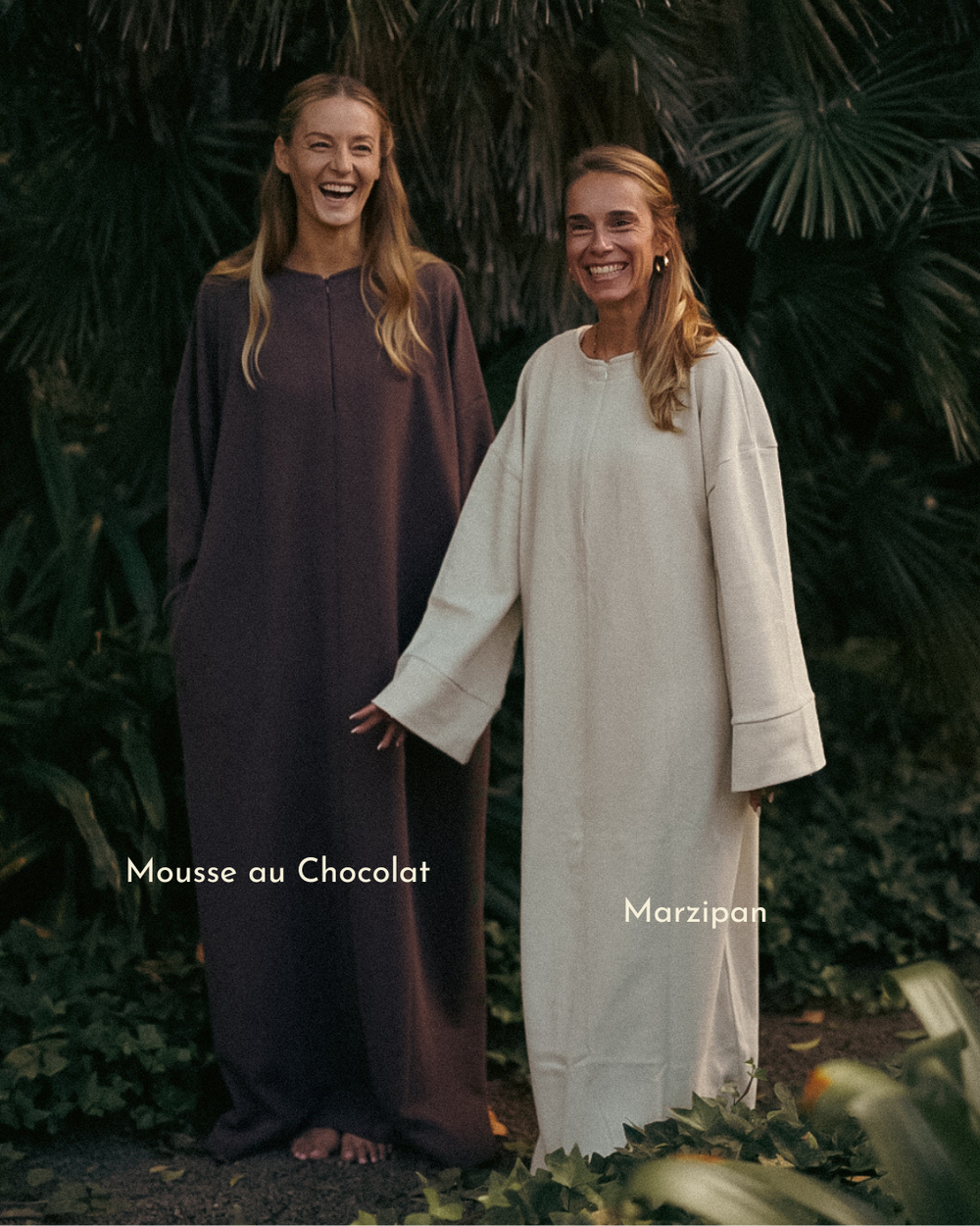 Abaya chaude "Laila" en coton bio (Mousse au Chocolat)