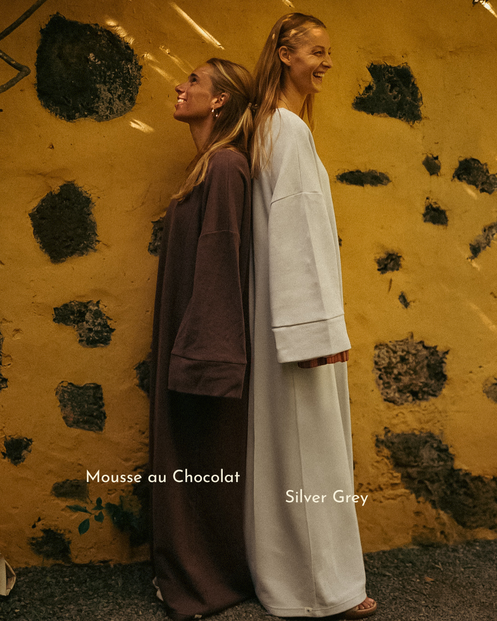 Abaya chaude "Laila" en coton bio (Mousse au Chocolat)