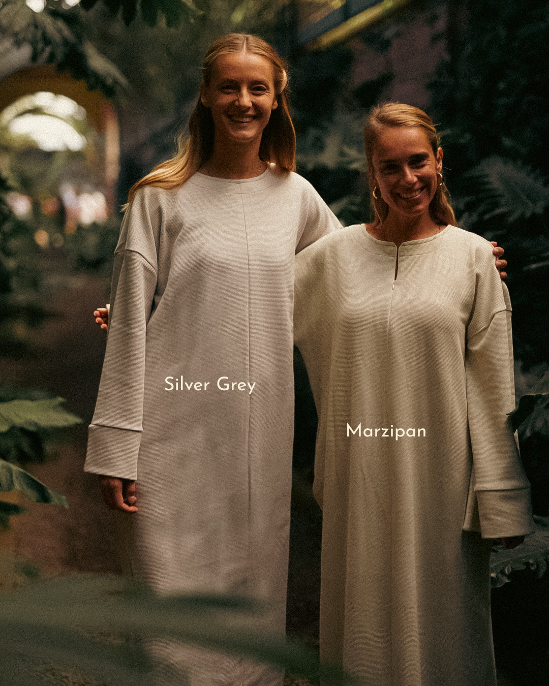 Abaya chaude « Laila » en coton biologique (Cloud Dancer)