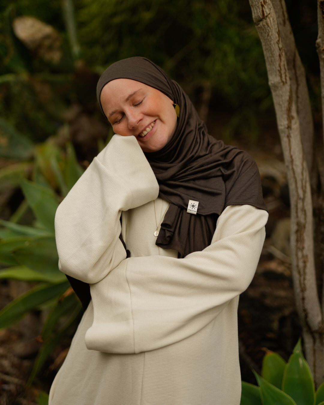 Hijab en laine mérinos "Merina" (Wildwood)