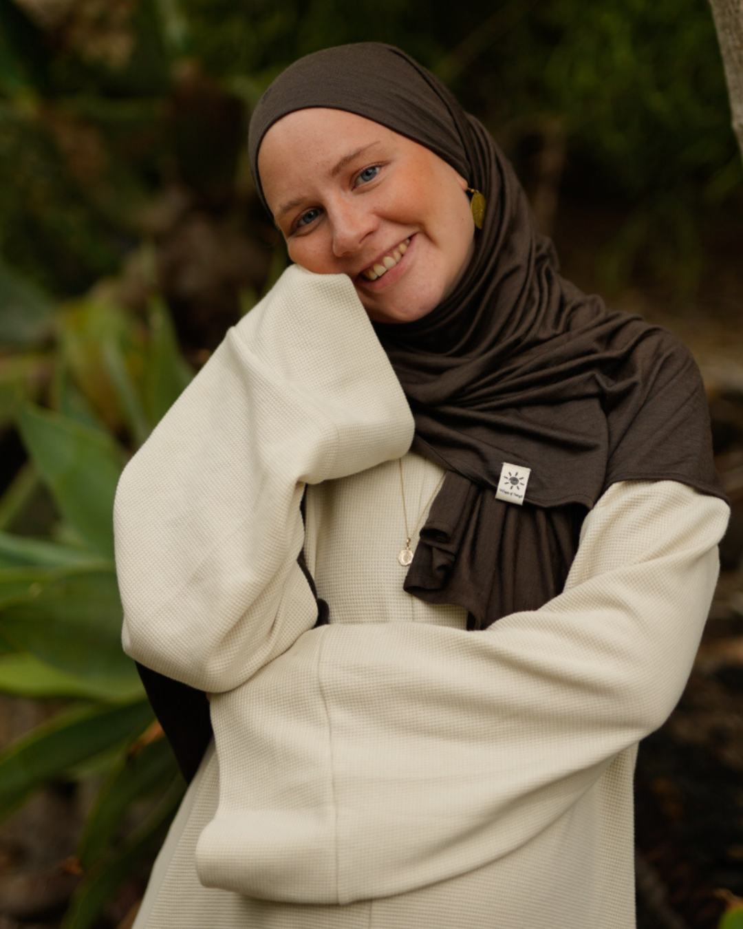Hijab en laine mérinos "Merina" (Wildwood)