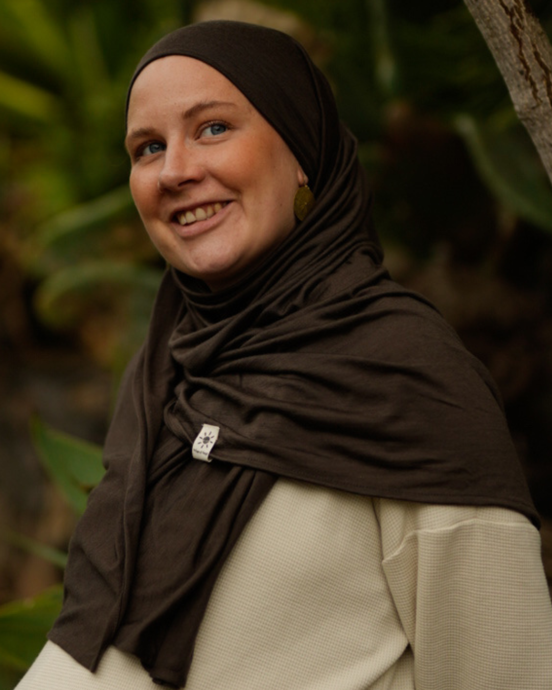 Hijab en laine mérinos "Merina" (Wildwood)