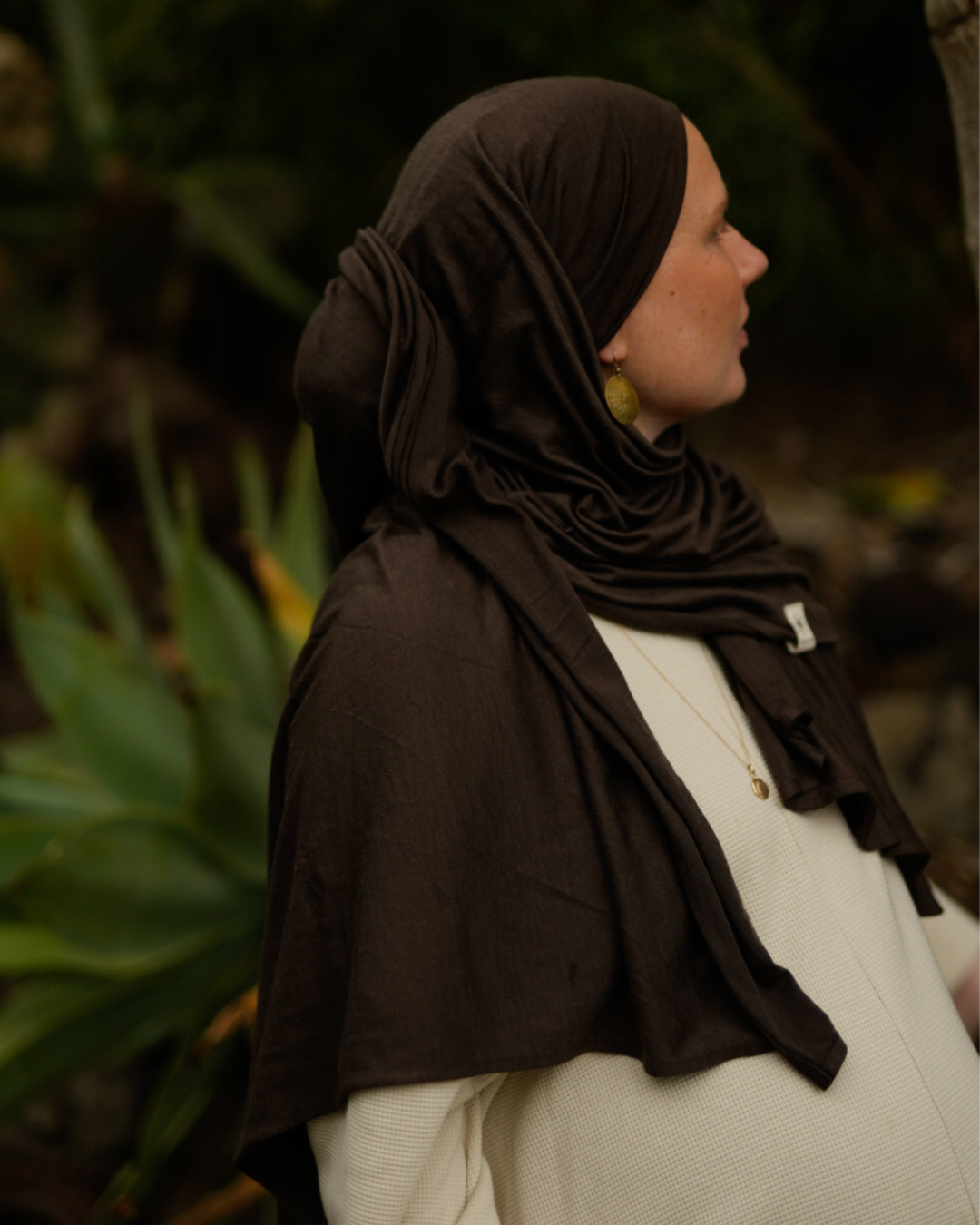 Hijab en laine mérinos "Merina" (Wildwood)