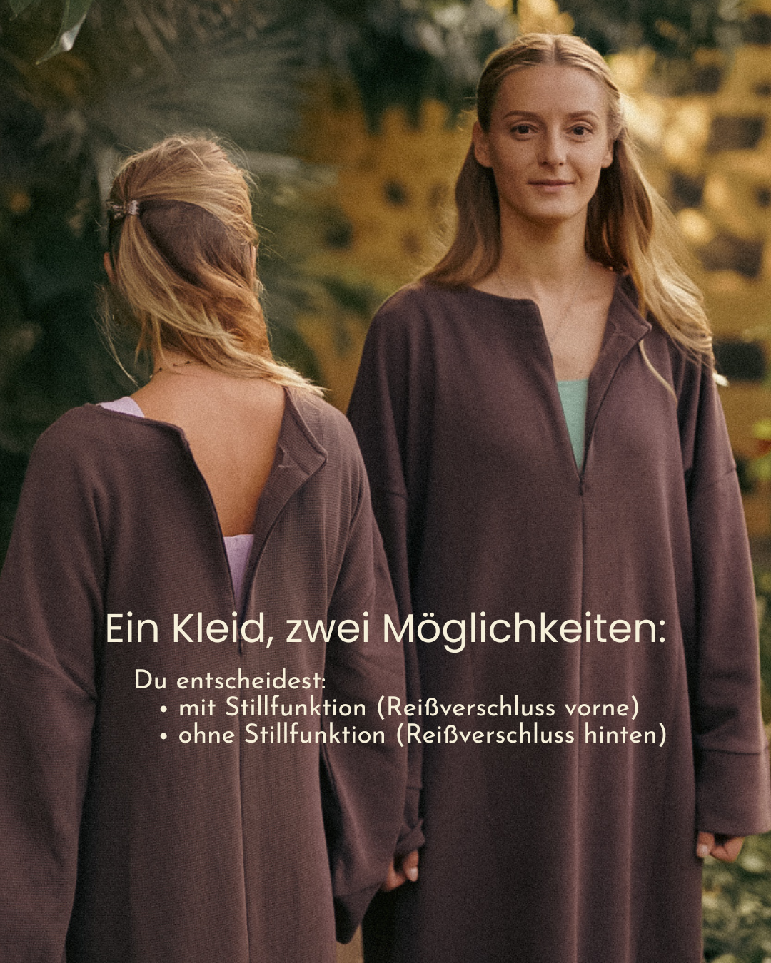 Abaya chaude "Laila" en coton bio (Mousse au Chocolat)